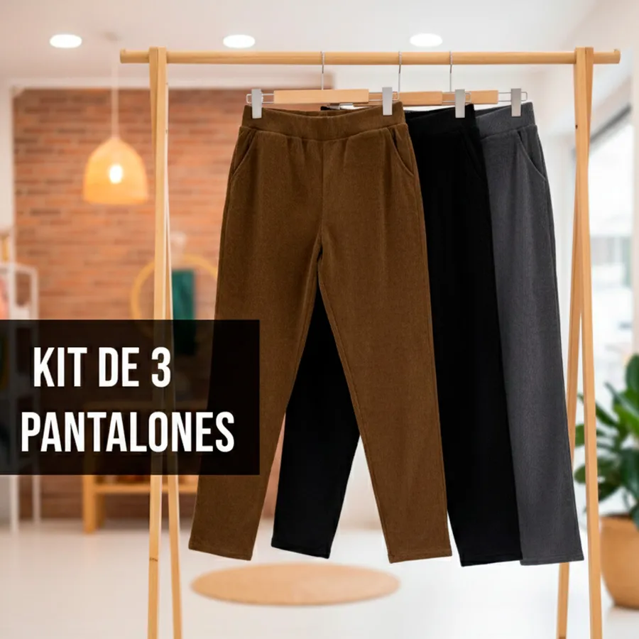 3308-2 KIT DE 3 PANTALONES 7668